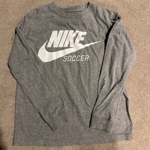 Nike Soccer long sleeve tee with Logo